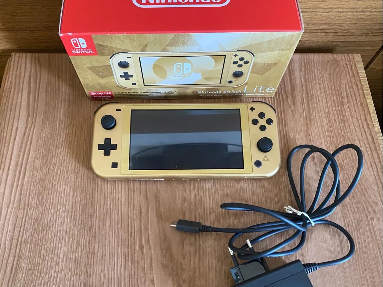 Nintendo Switch Lite Novo Hyrule Destravado + SD 128GB + Muitos Jogos - Foto 2