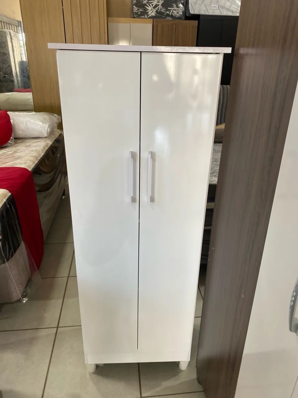 Armário multiuso de 2 Portas Branco - Novo