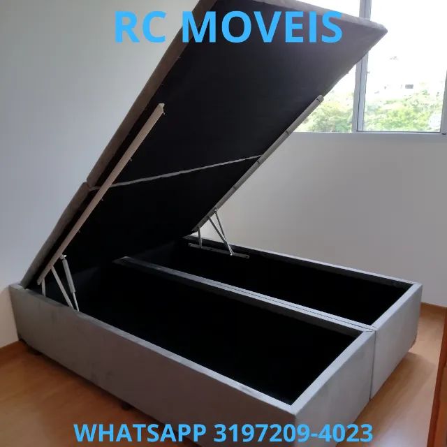 Cama Box Baú Super King 1,93 x 2,03 - Ampla, Resistente e Sofisticada