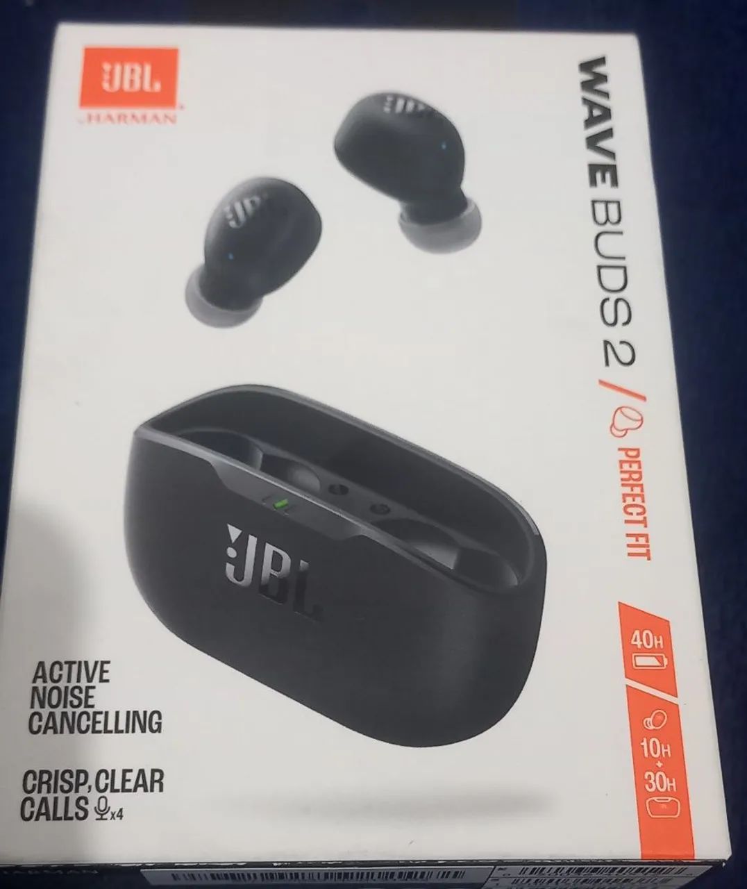 JBL Wave Buds 2 - Fones de Ouvido Bluetooth com Cancelamento de Ruído