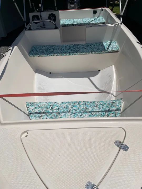 Lancha Floripa (2007) + motor Yamaha 40HP 2T (2021) + carreta rodoviária.  - Foto 7