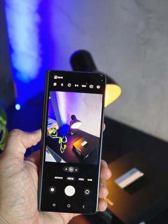 GALAXY Z FOLD 5 512GB - Cinza seminovo  - Foto 5