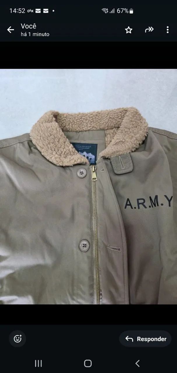 Jaqueta militar verde XXL (USA)