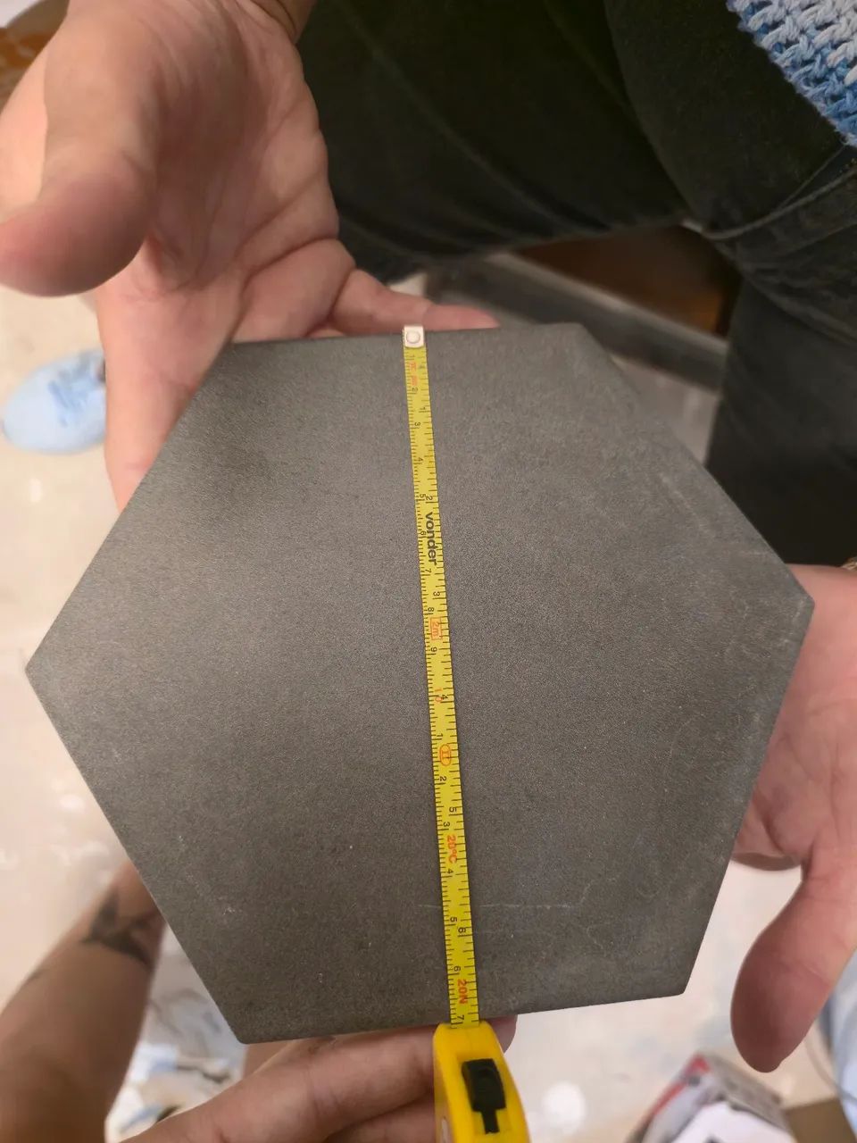 Kit Revestimento hexagonal 70mm 10pçs - Foto 2