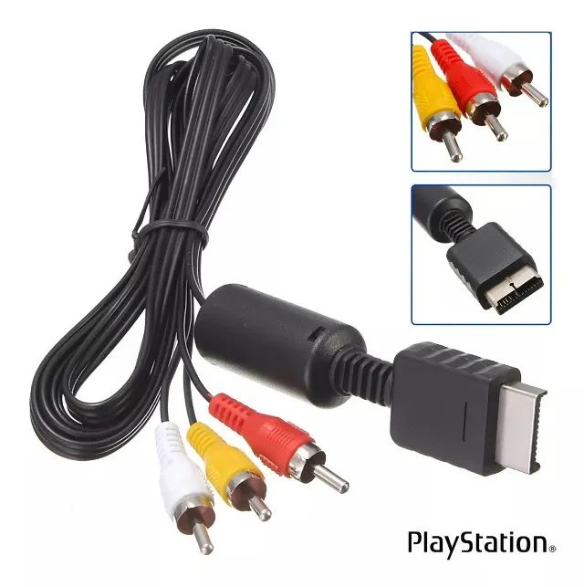 Cabo ps2 componente Playstation 2 audio e video 1.8m rca - Foto 4