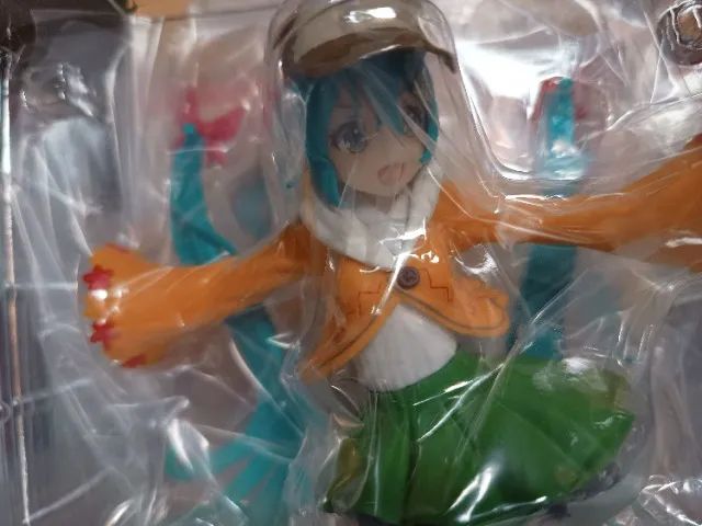 Figure Hatsune Miku Renovação Bagagem Roupas De Outono Original - Foto 6