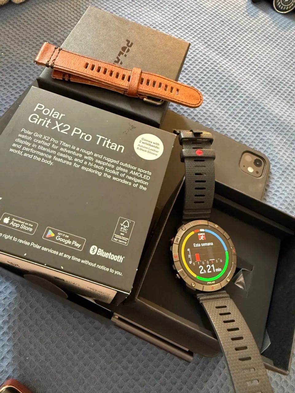 Polar Grit X2 Pro Titan com nota fiscal ( 5 meses )  - Foto 5