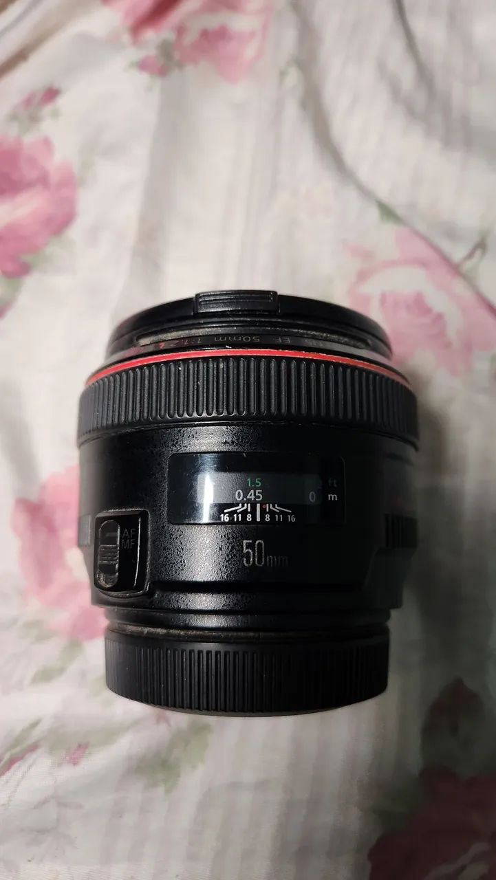 Lente Canon 50mm 1.2 - Foto 2