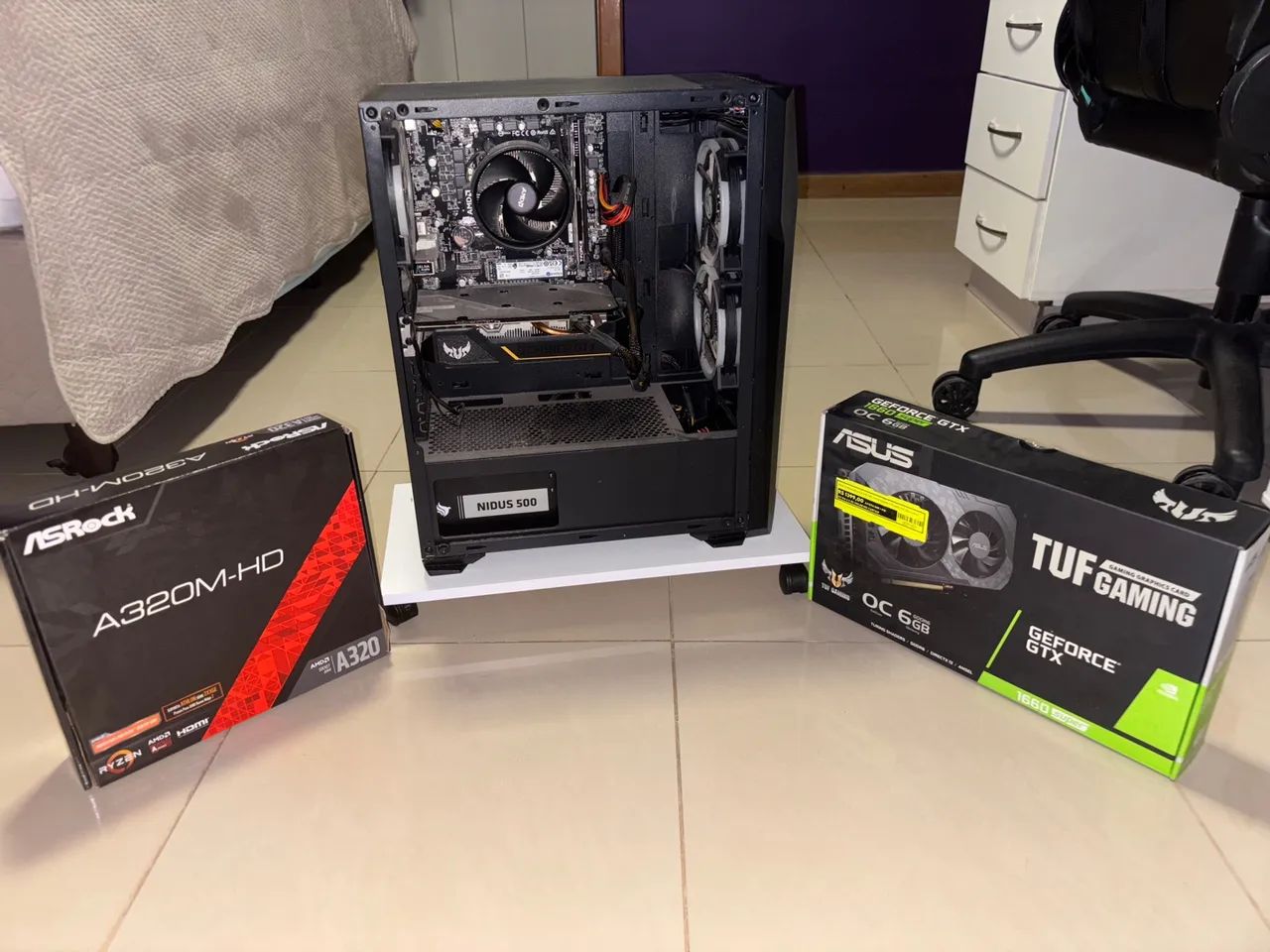 PC GAMER - RYZEN 5 3500x - Asus TUF 1660 Super  - Foto 3