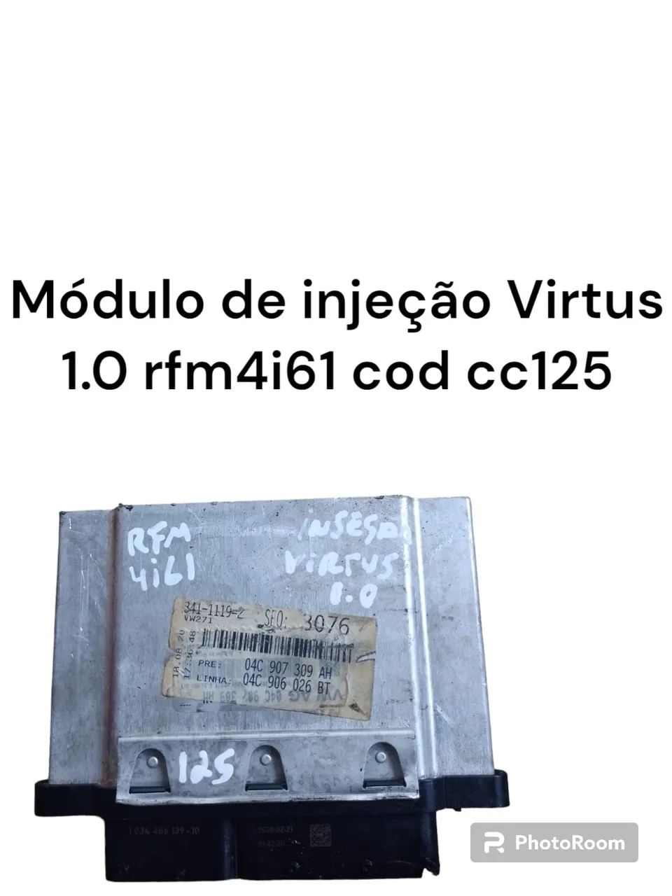 Módulo De Injeção Volkswagen Virtus 1.0 Cod Cc125 - Foto 2