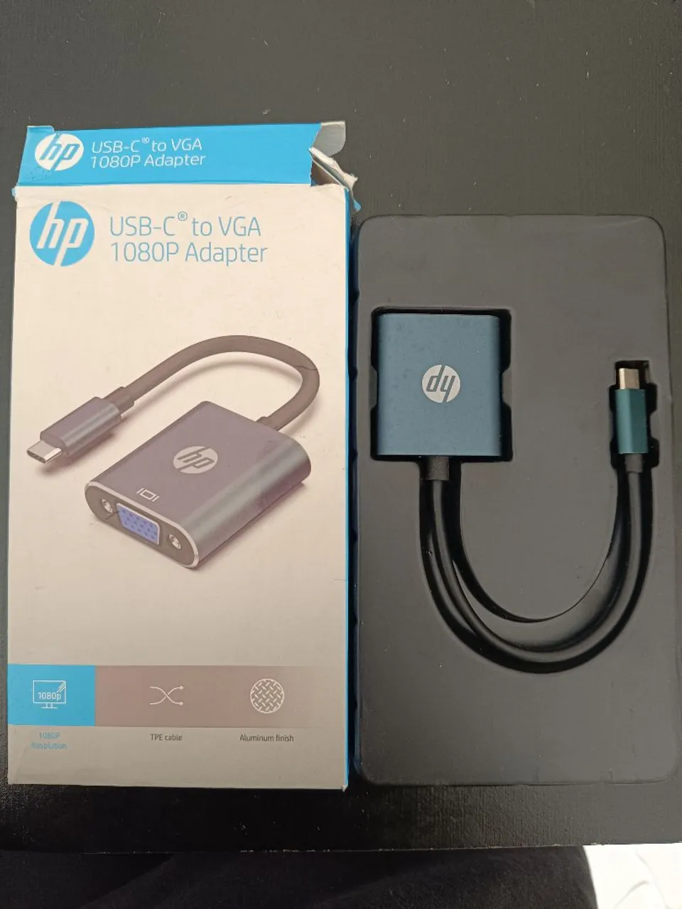 Adaptador USB-C para VGA HP 1080P