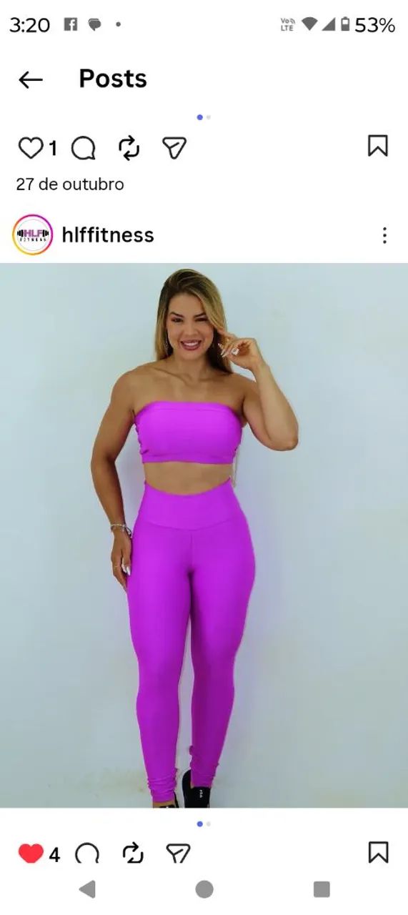 Roupas fitness  para academia 