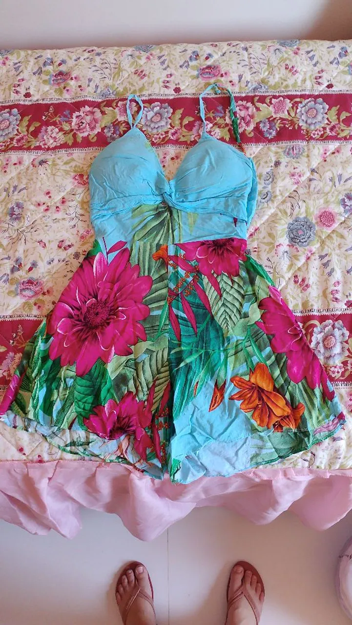 Vestido floral de verão