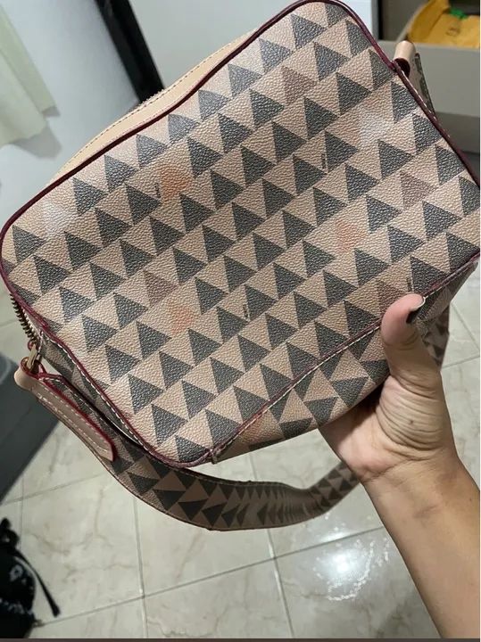 Bolsa de ombro feminina em couro sintético - Foto 4