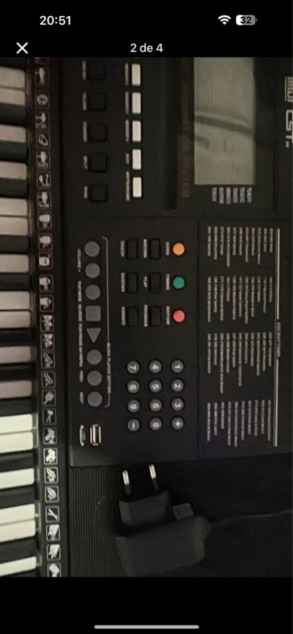 Teclado Musical com Pedal - Foto 4