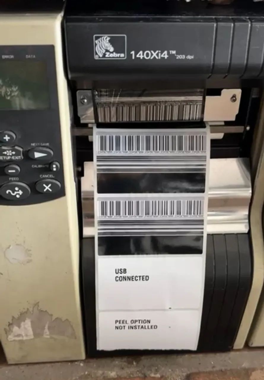 Impressora zebra industrial 140xi4  USB e rede