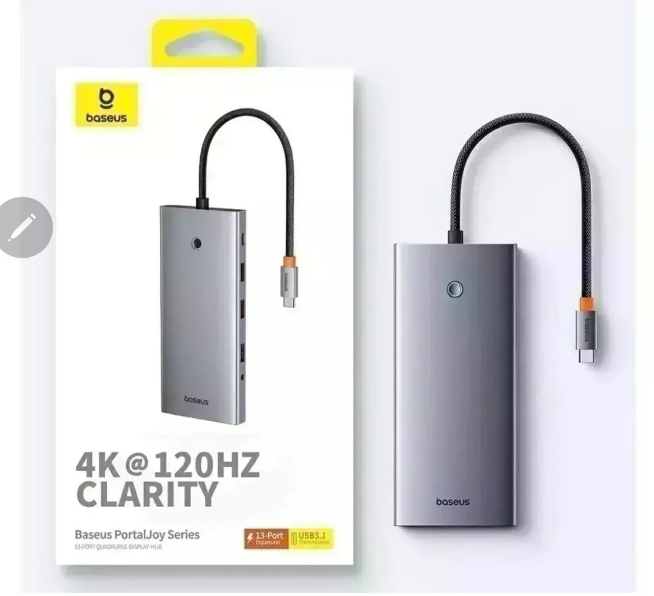 Monitor Baseus PortalJoy 4K@120Hz - 13 Portas