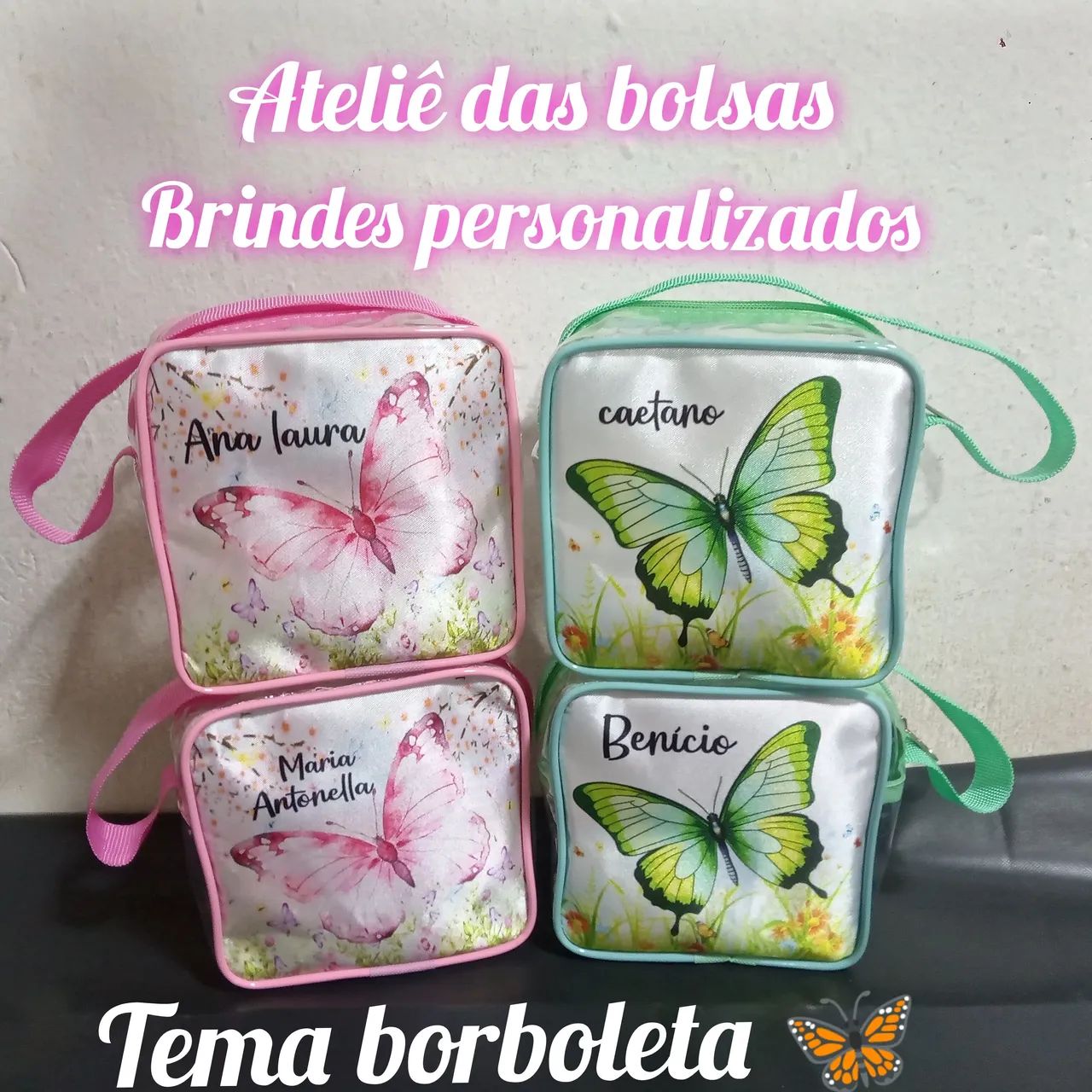 Bolsas Personalizadas com tema Borboleta