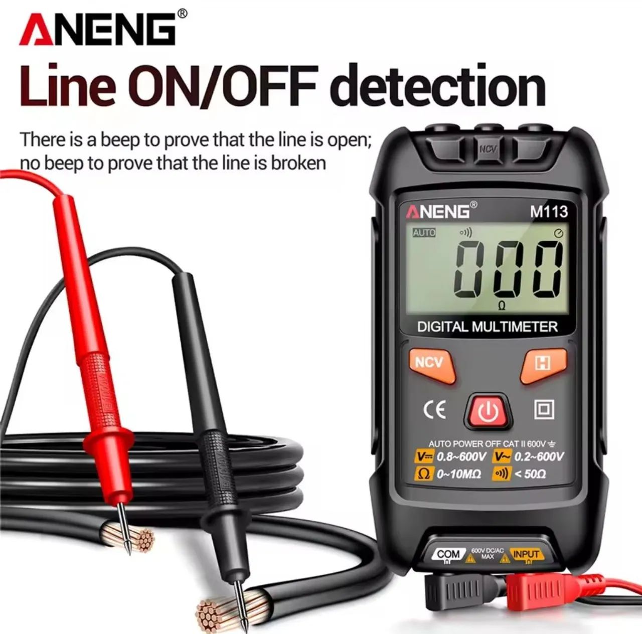 Multímetro Digital ANENG M113 - 1999 Contagens - Foto 3