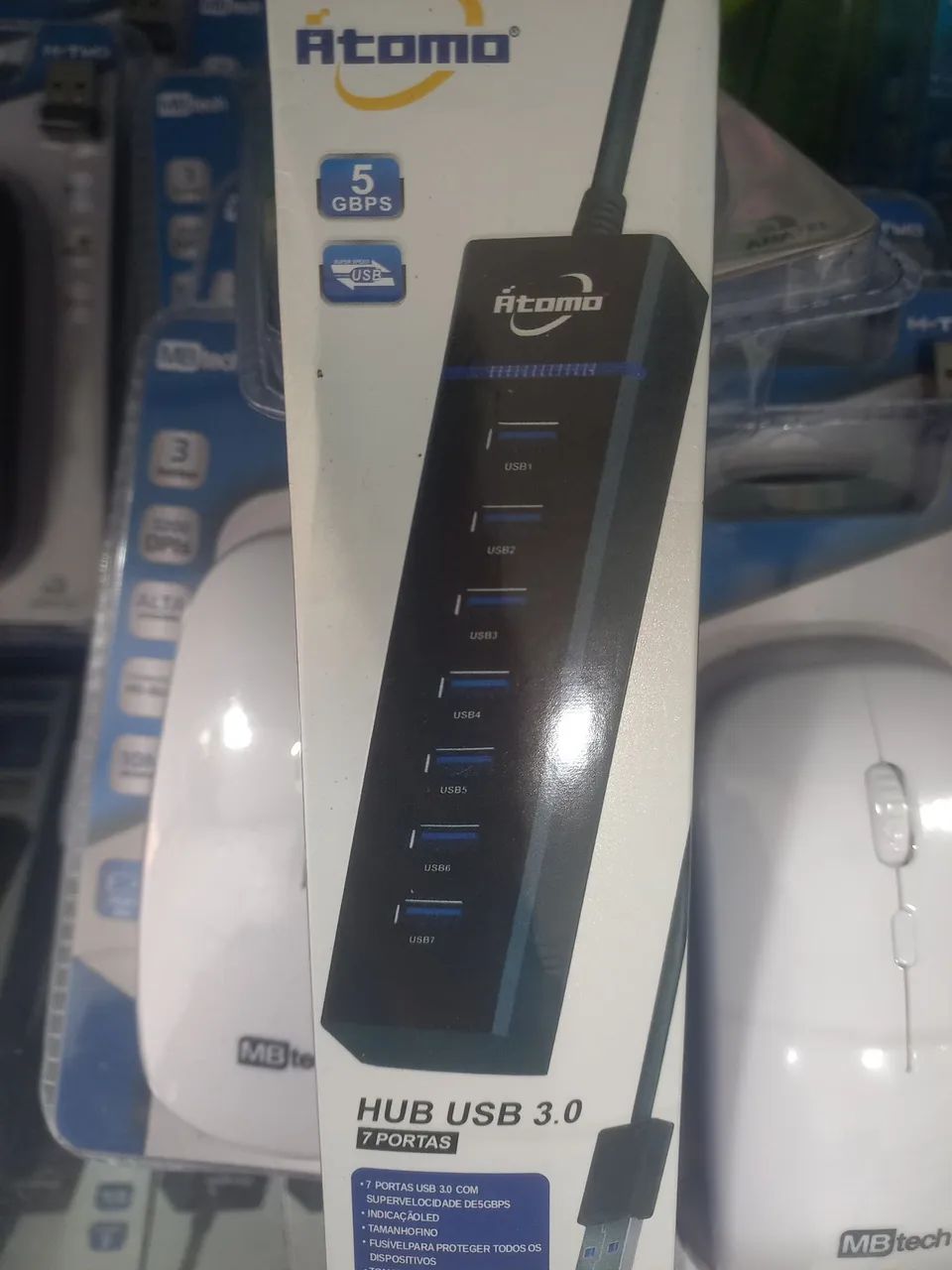 Hub USB 3.0 com 4 e 7 portas/entrega grátis  - Foto 2