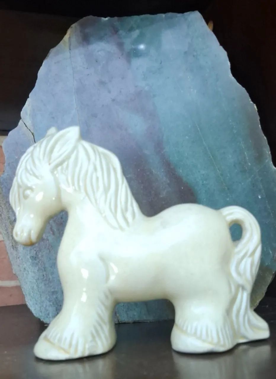 Poney de Porcelana Vintage - Foto 2