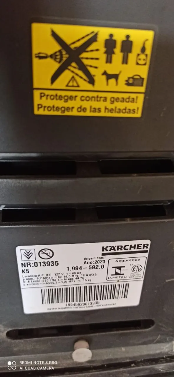 Lavadora de Alta Pressão Karcher K5 - Eficiência e Potência
