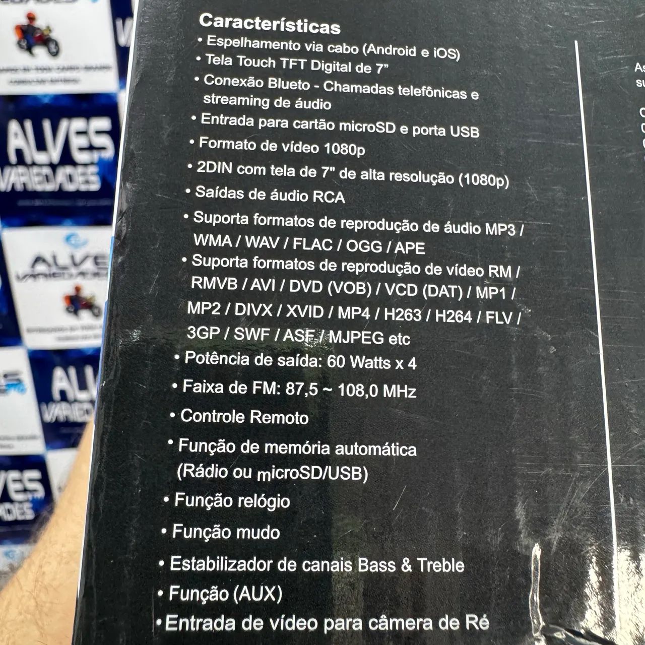 Central Multimídia Mp5 Espelha Ios Android Bluetooth  - Foto 2