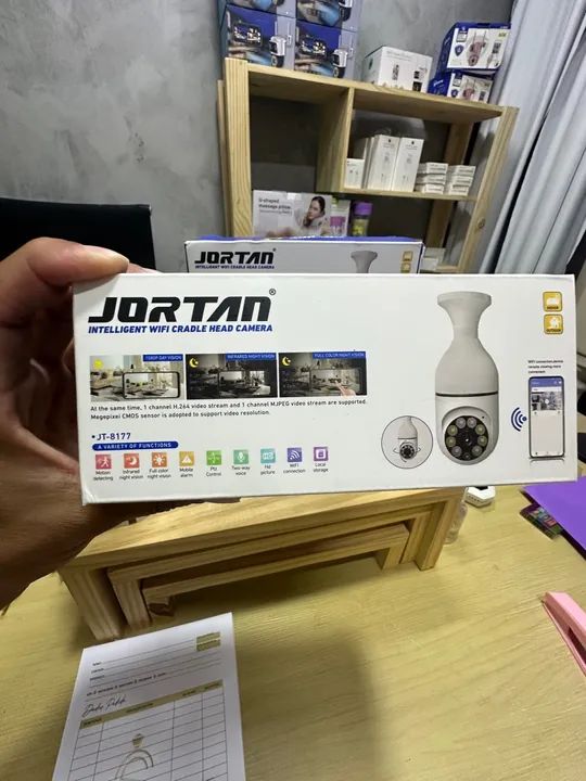 Câmera lâmpada de Segurança Wifi Inteligente JORTAN - Foto 2