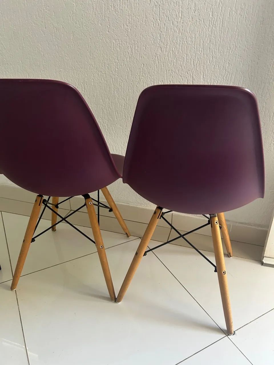 Cadeira eames roxa 99 cada uma - Foto 3