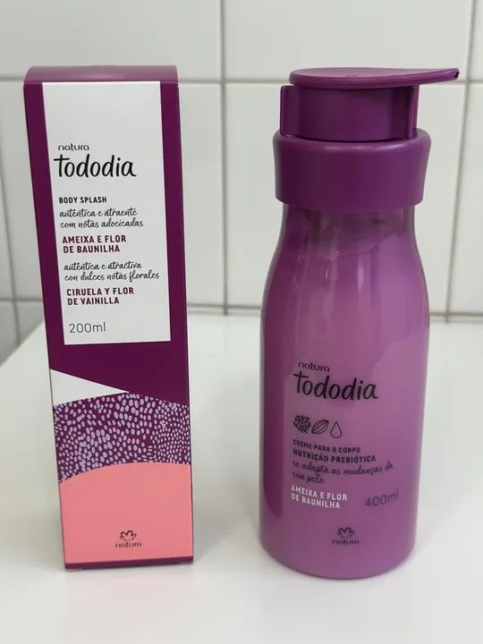 Kit Natura Tododia Ameixa e Flor de Baunilha - Foto 3