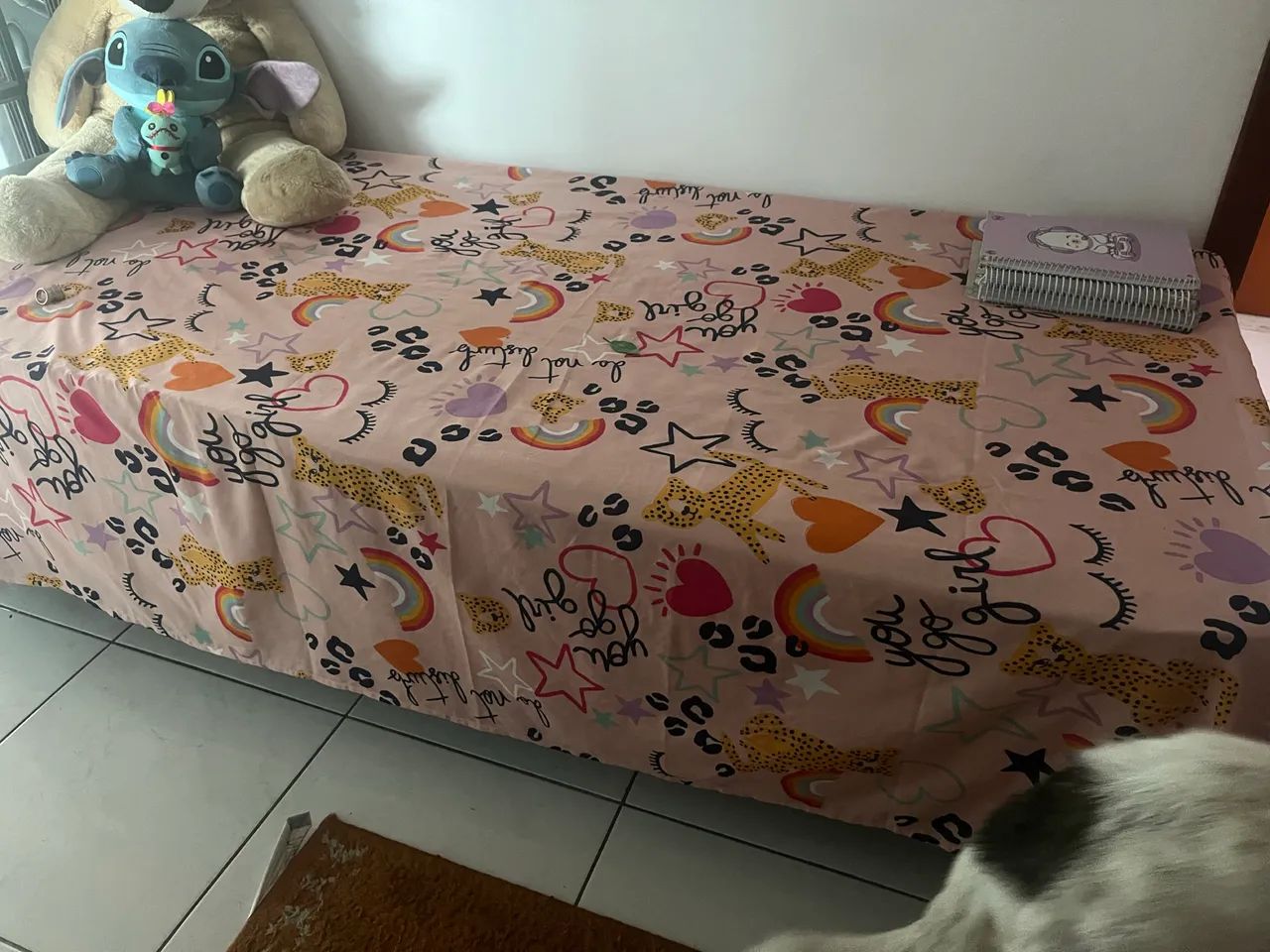 Cama Box solteiro com baú 65576112250370121