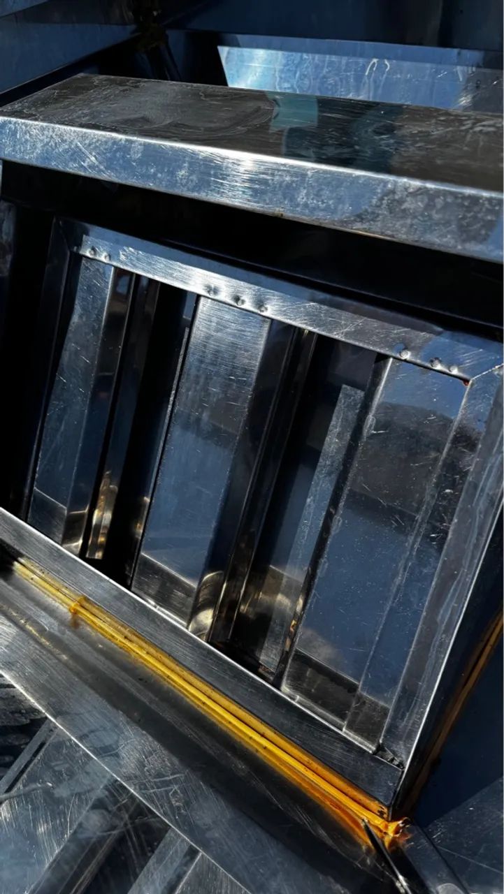 Coifa inox com coletor de gordura  - Foto 3