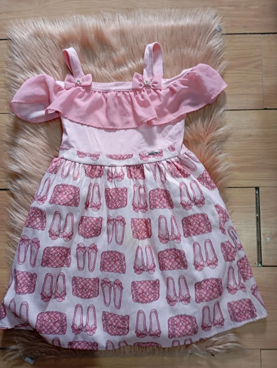Vestido Infantil Menina - Estampa Flora 12 anos l