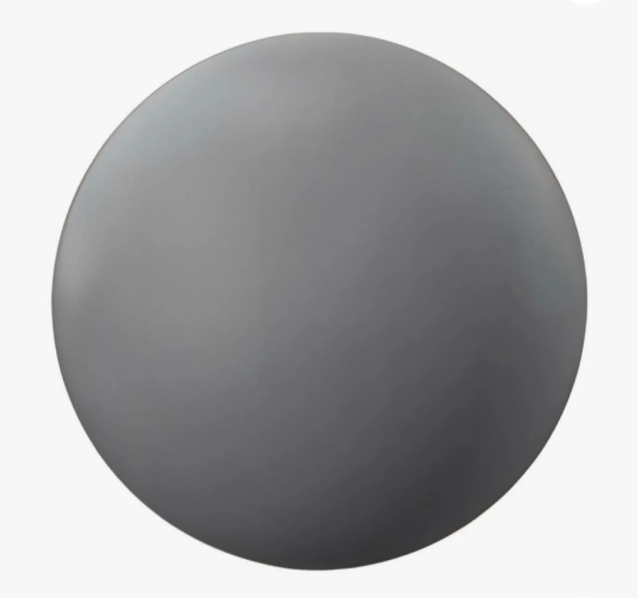 Mini Bola Over Ball 25cm Pilates Yoga Ginástica Academia Fit Cor Cinza