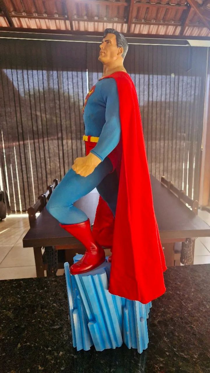 Superman 1/4 Sideshow n iron studios  - Foto 4