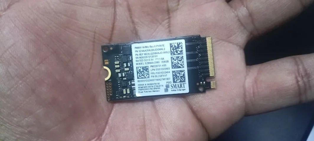 SSD M.2 NVME 2242 PCIe 3.0 X4 256Gb Smart PM991 