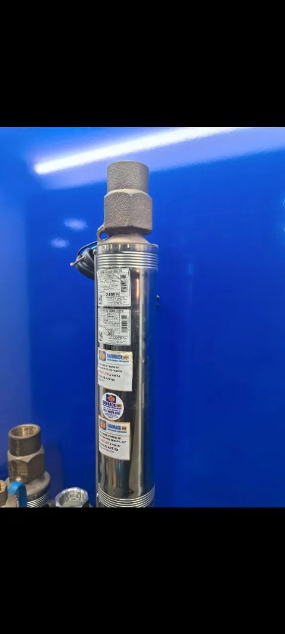 BOMBA SUBMERSA 5CV 4R8 TRIF 230/380V 18 ESTAGIOS - Foto 2