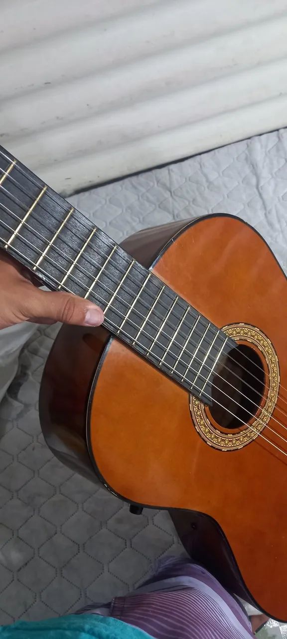 Violão Elétrico de cordas NOVAS, regulado por profissional e com tensor, testado no som! - Foto 2