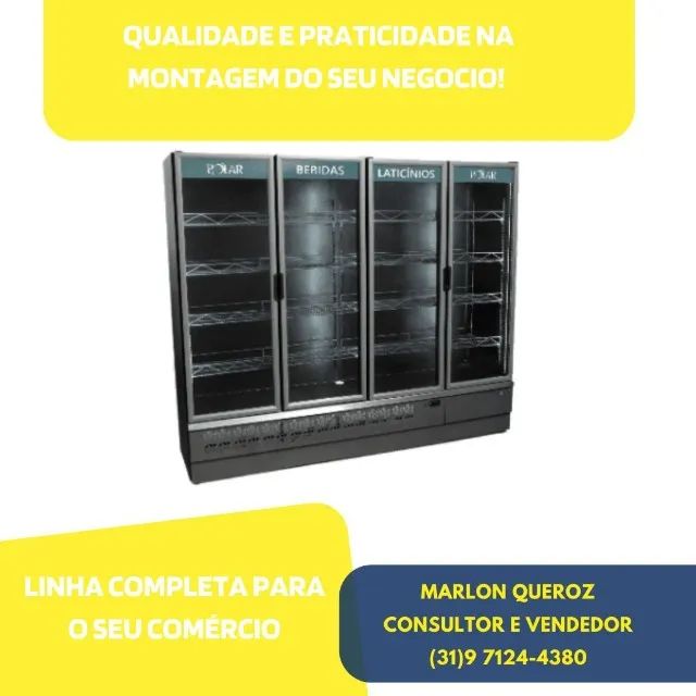 Refrigerador Expositor Vertical Polar 4 Portas 220V