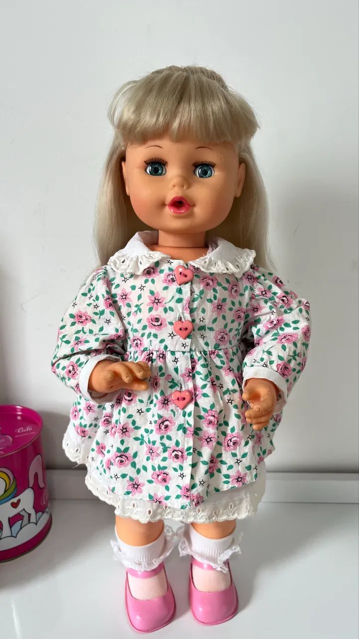 Boneca bolinha de sabão estrela antiga 