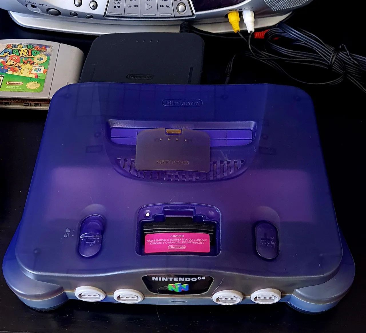 Nintendo 64 sabores uva + cartucho super mario 64 - Foto 3