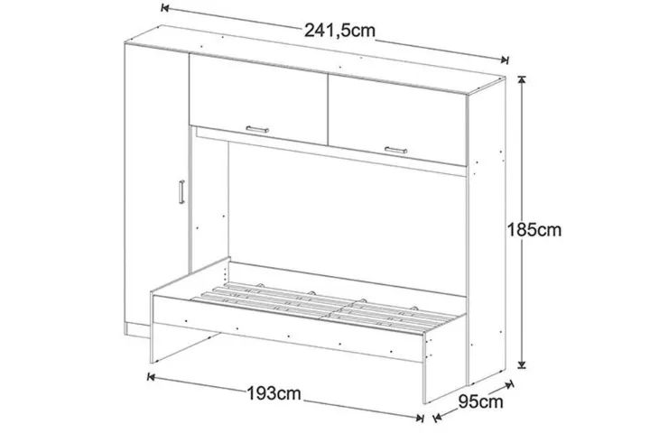 Promoção Guarda Roupa com Cama - 23/01  - Foto 3