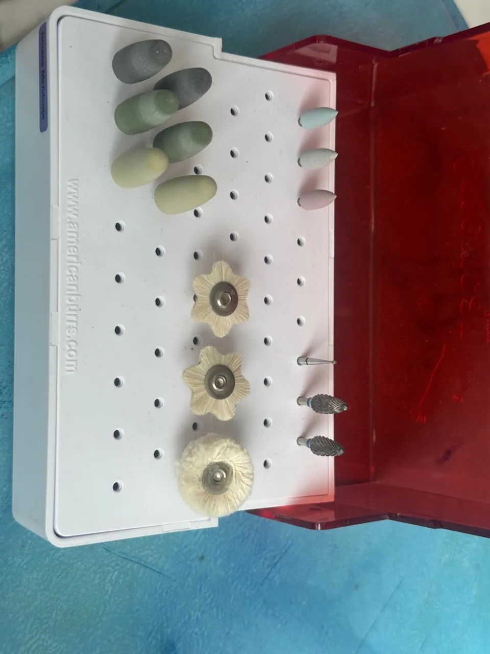 Kit de Brocas Odontológicas de prótese da American burrs