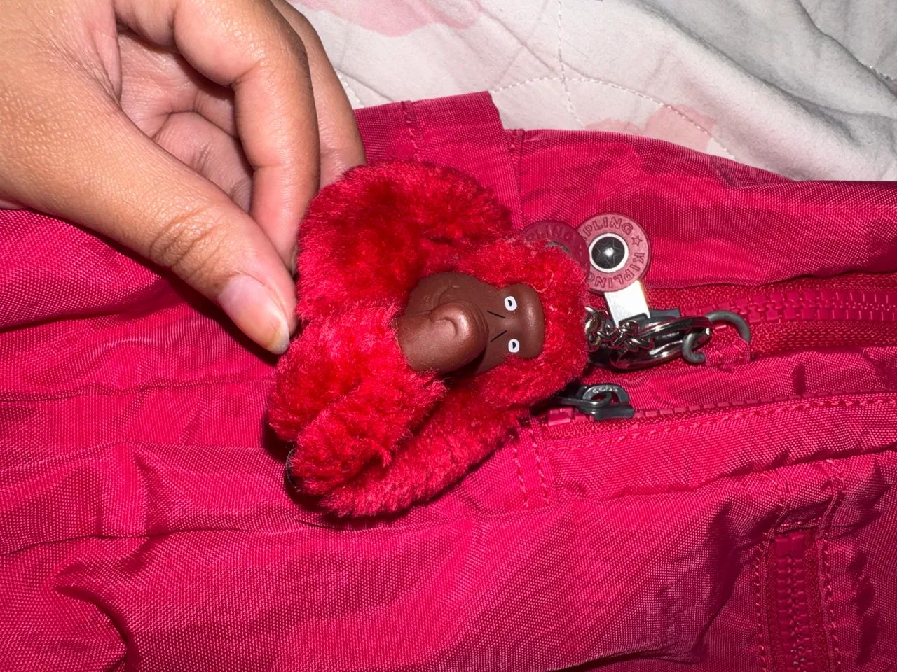 Bolsa Kipling Original Rosa  - Foto 5