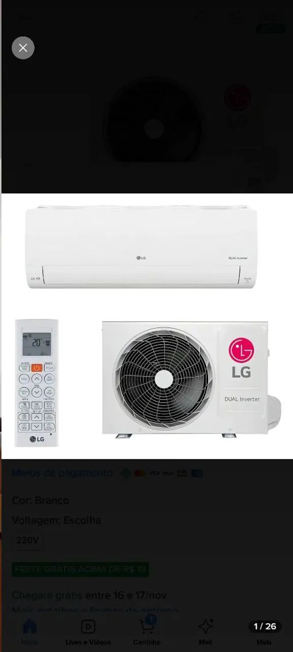 Ar condicionado split inverter 
