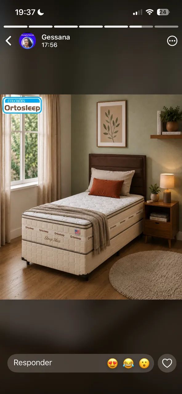 Cama box casal 