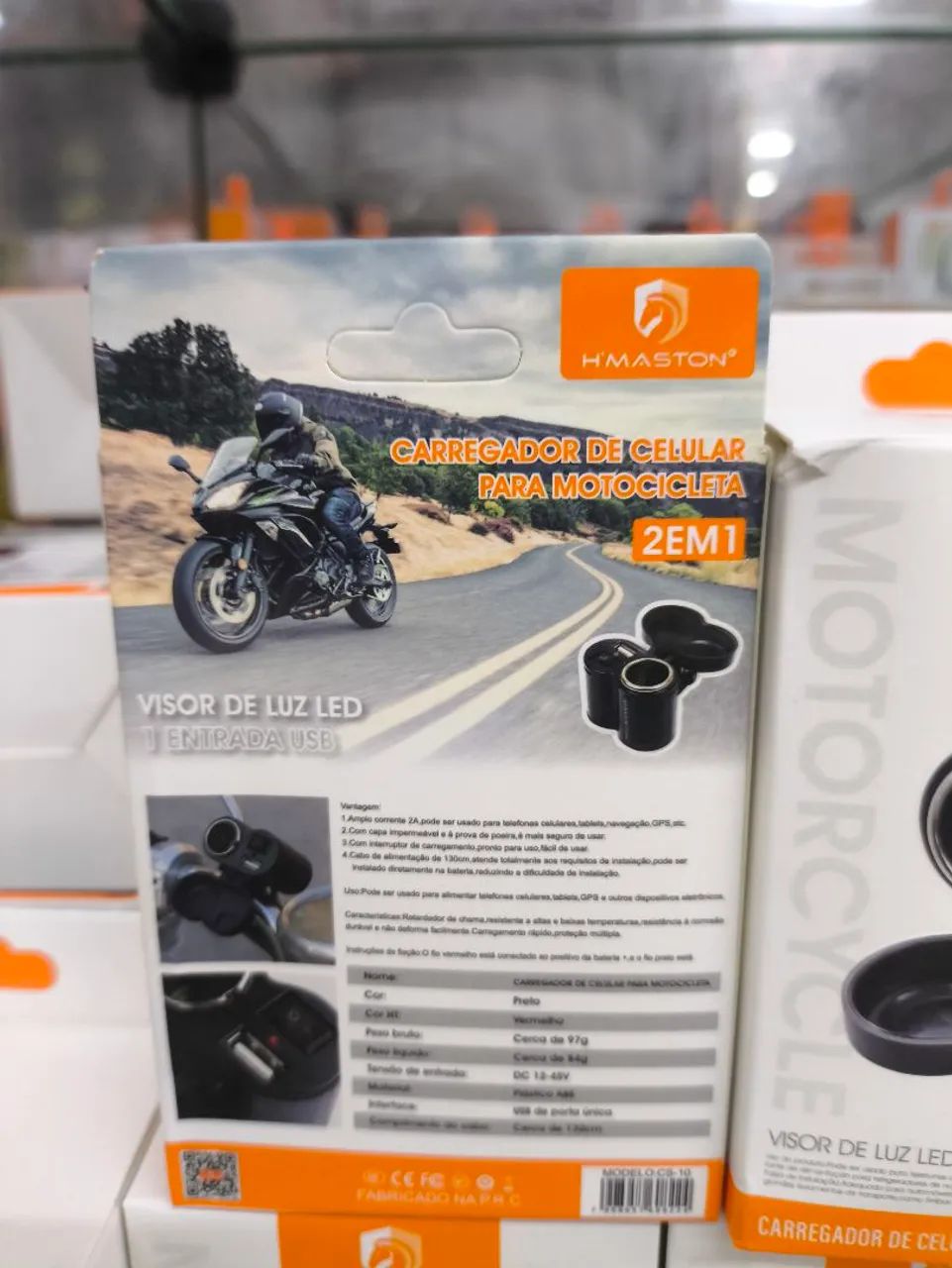 Carregador de celular para moto  - Foto 2