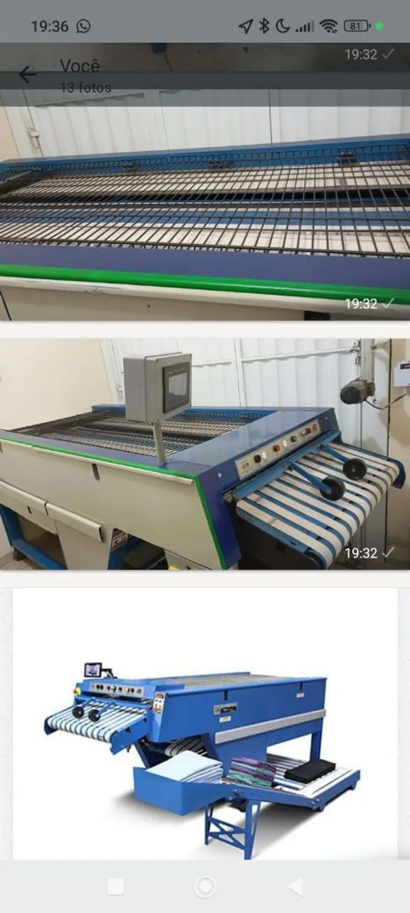 Dobradeira de toalhas AIR CHICAGO lavanderia industrial  - Foto 3