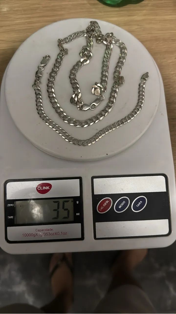Corrente e Pulseira Prata 925 - Foto 4