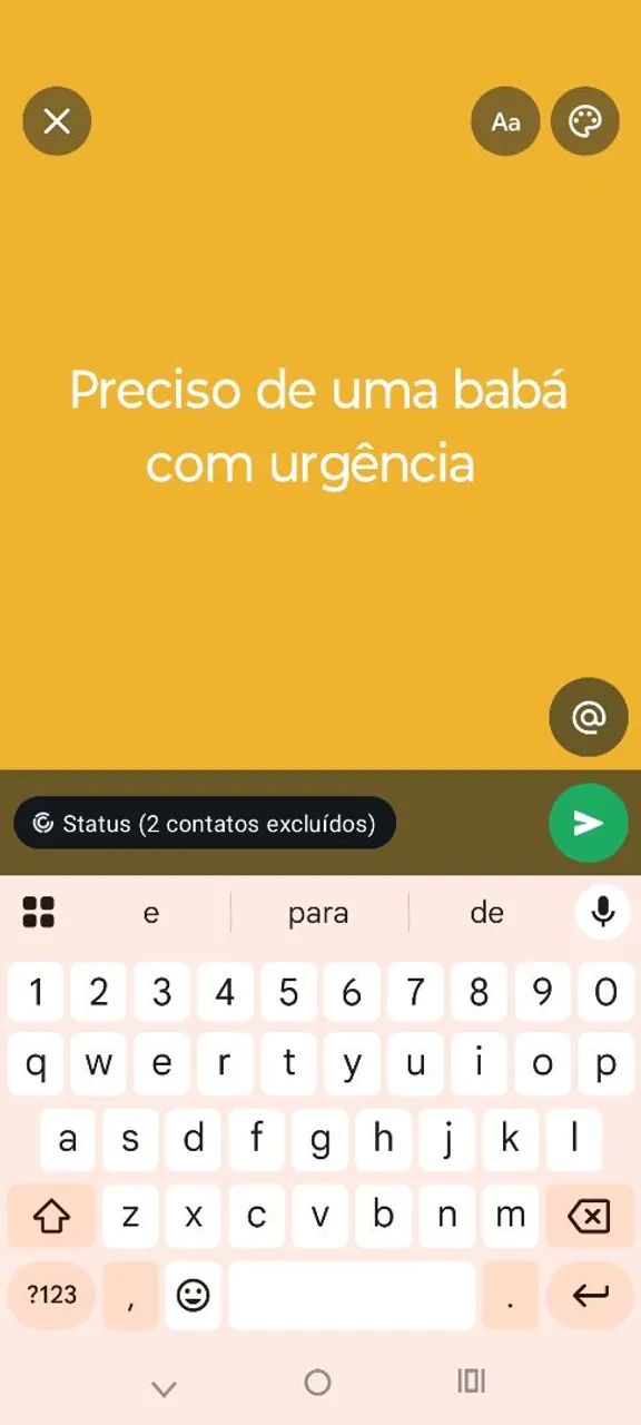 Preciso de uma babá com urgência 